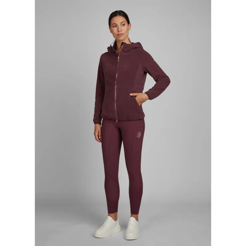Eskadron Ladies Zip Fleece Jacket Fanatics AW23 - Cassis-4